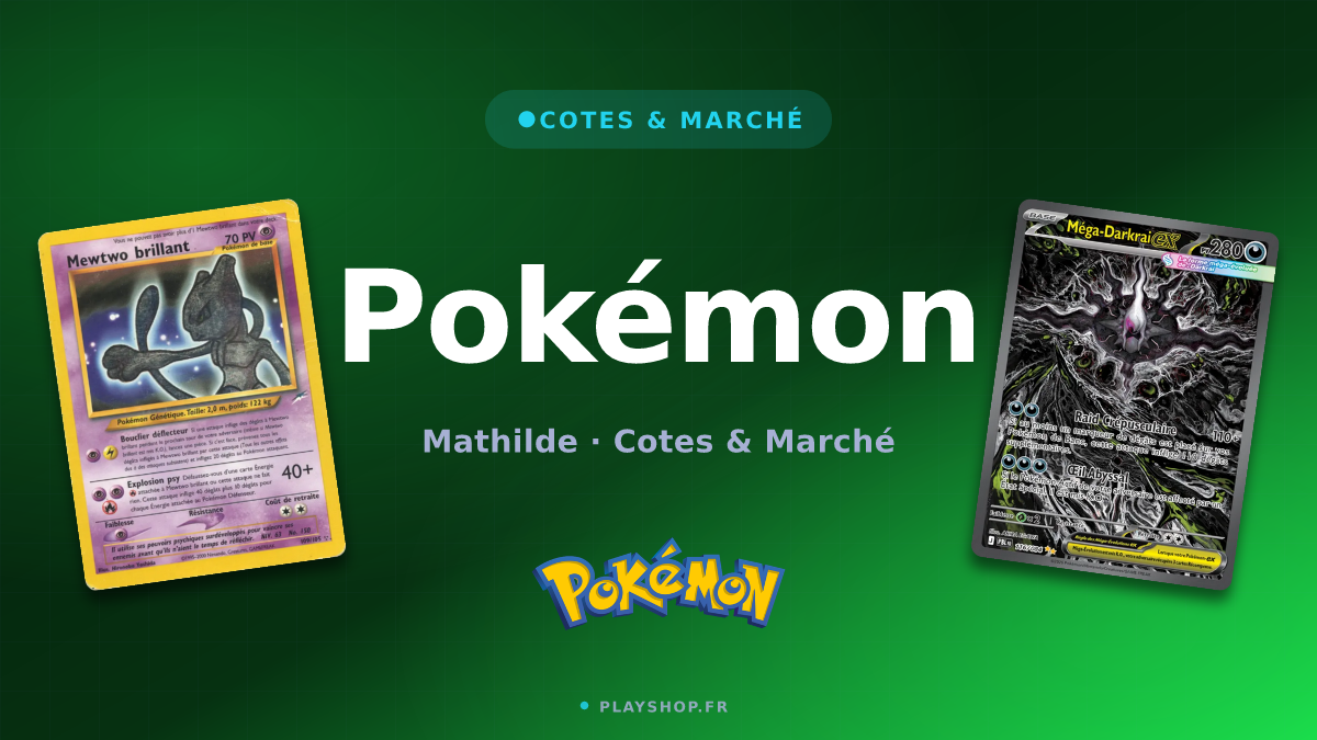 Pokémon : cotes et mouvements du marché, le point
