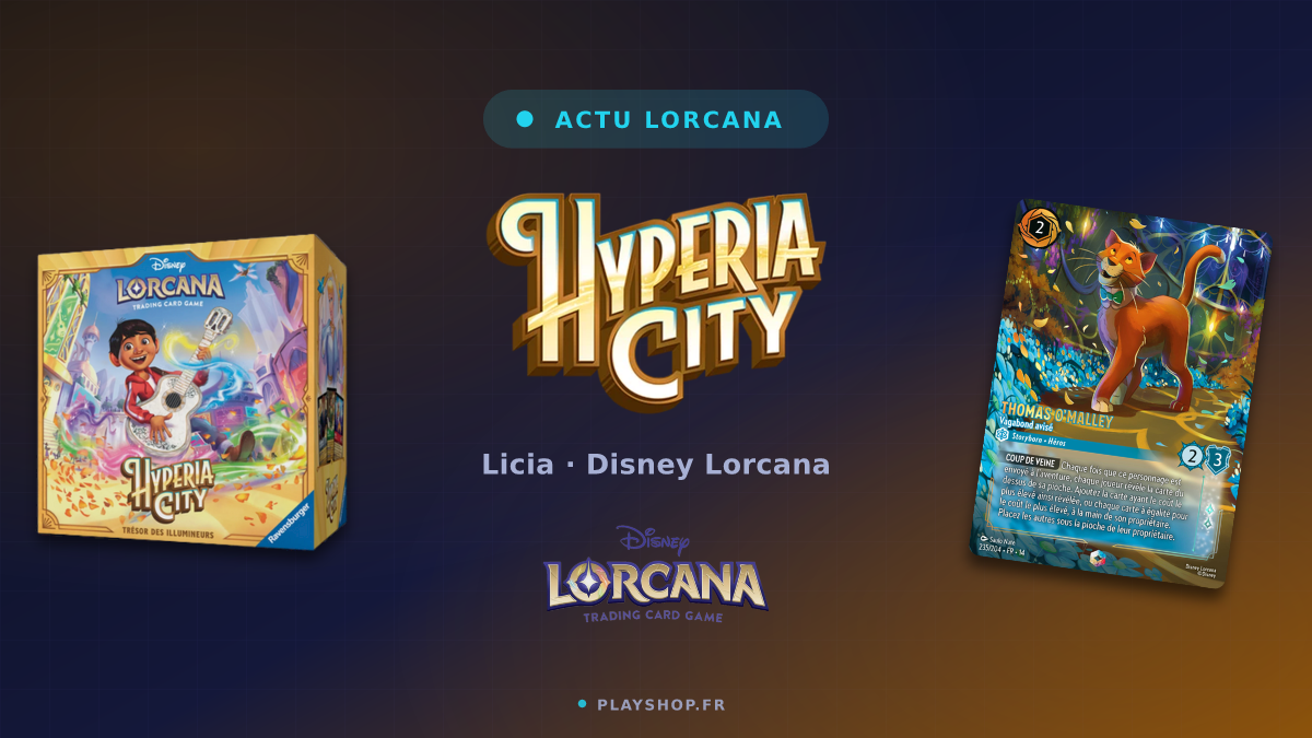 Hyperia City Lorcana : l'annonce officielle du Chapitre 14