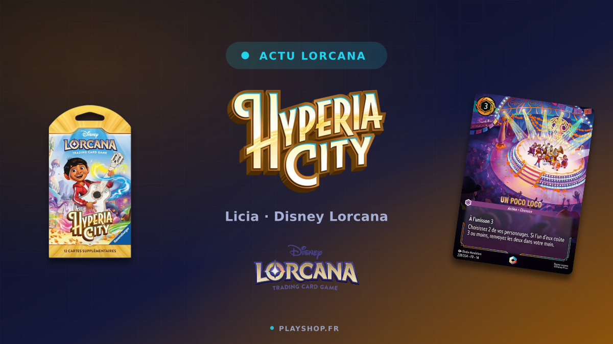 Hyperia City : quel scellé Lorcana précommander ?