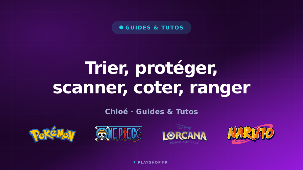 Trier, protéger, scanner, coter, ranger : le workflow