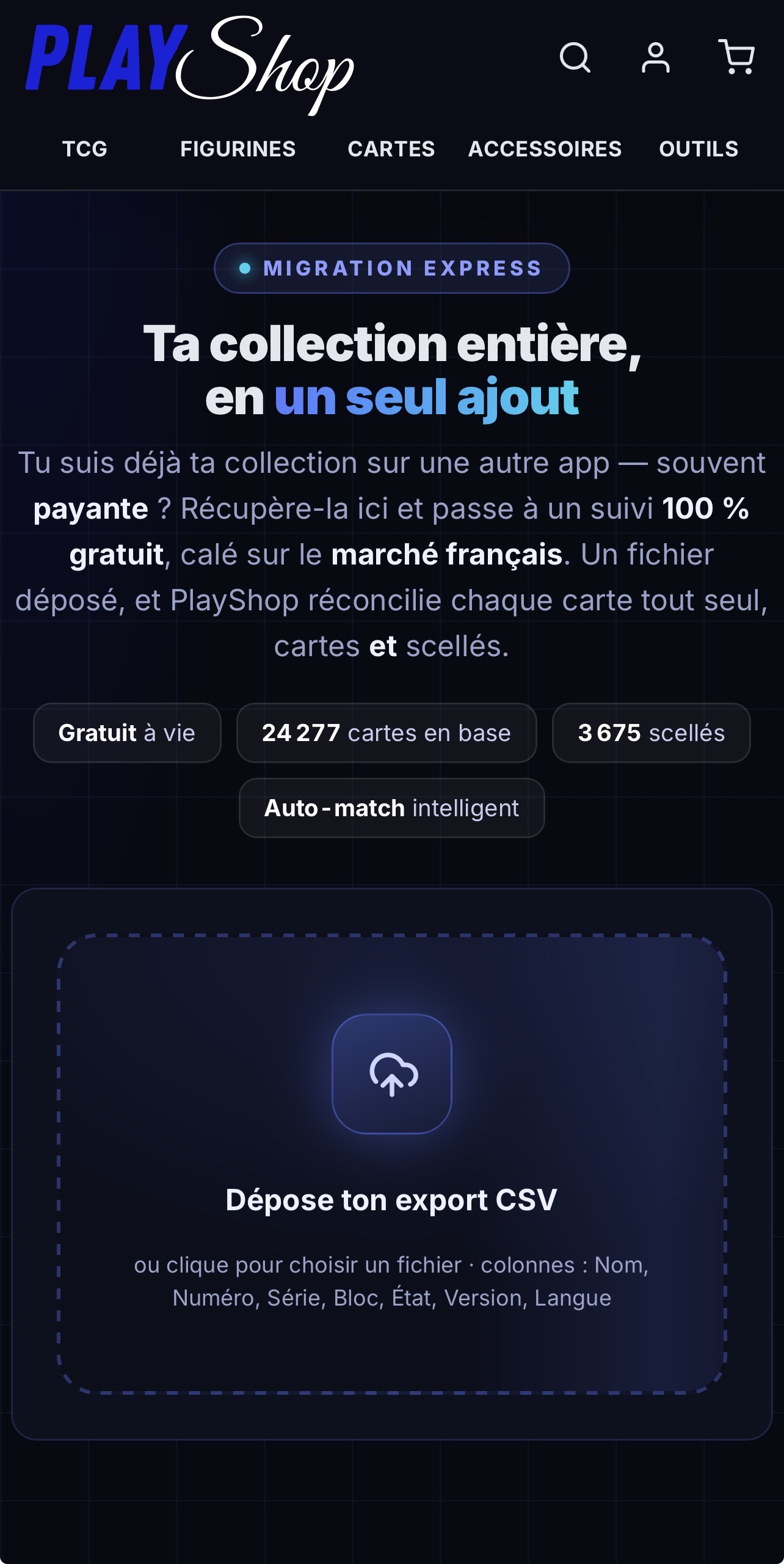 Suivi de Collection